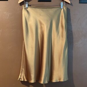 Carmen Marc Valvo satin skirt